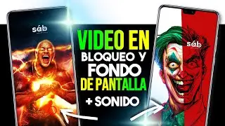 Como Poner VÍDEO en FONDO y BLOQUEO De PANTALLA (Con Sonido)