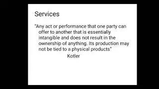 TYBBA SEM5 SERVICE MGT CHAPTER 1, PART 1
