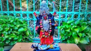 Colouring of maa kali idol🌺🌺🌺🌺