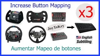Button mapping x3 with JoyToKey
