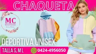 CONFECCIÓN DE LA CHAQUETA DEPORTIVA UNISEX❤️
