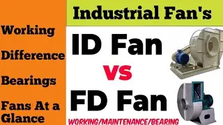ID Fan vs FD Fan | ID Fan FD Fan in Boiler | ID Fan in Power Plant| Difference B/W ID Fan And FD Fan