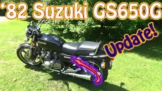 1982 GS650GZ Motorcycle Project Update - It's Running Well & Looking Pretty Good!