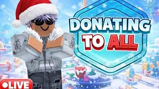 🔴 PLS DONATE LIVE 🔴|  💰DONATING AND RAISING ROBUX💵 (TTS ON (10+))