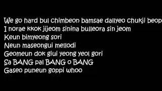 Big Bang - Bang Bang Bang Lyrics (Romanization)