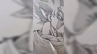 Como dibujar a goku ultra instinto