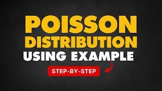 Poisson Distribution using Example | #27 in Statistics for Data Science
