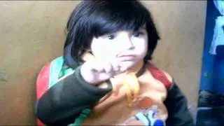 thiago mandando saludos a su mami !!