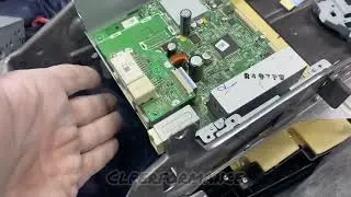 Установка переходной рамки 1 din Lexus is250