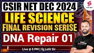 CSIR NET DEC 2024 | Life Science | Concept And Questions | DNA Repair | 01 | Dr Lalit Pal