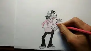 Рисуем волка из мультфильма ну погоди