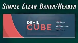[Tutorial] Create a Cool Looking Clean Banner/Header - Photoshop