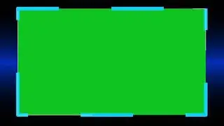 Blue Greenscreen Frame 