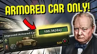 Defeating GERMANY with ARMORED CARS ONLY! - Hearts of Iron 4
