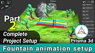 part 2 | Animal crossing fountain animation tutorial | animal crossing full setup