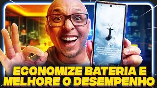 Economize MUITA bateria e MELHORE o desempenho do seu smartphone!