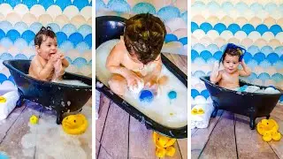 ESTUDIO EM CASA, ACOMPANHAMENTO DO BEBE, HORA DO BANHO, banheira de leite, Banho de Leite, Milk Bath