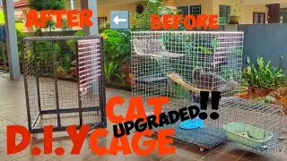 D.I.Y CAT CAGE UPGRADED VERSION