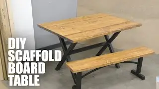 How to Build a Table and Bench Using Scaffold Boards| Innovate Project