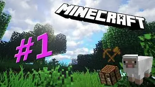 Выживание в майнкрафте|minecraft| Впервые!!!!