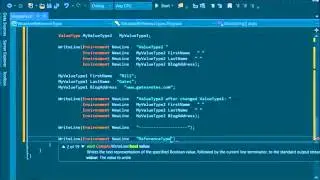 C# 6.0 Tutorial - Fundamentals - 26. Value And Reference Types