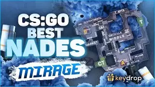 CS:GO Mirage - Smokes Molotovs Flashes [GUIDE]