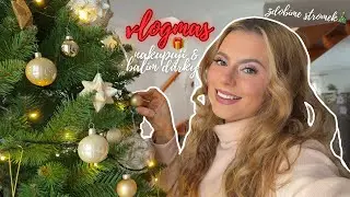 VLOGMAS 4🎄🎁 - zdobení stromečku, nakupování & balení dárků | Lucy
