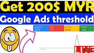 How to get $200 MRY thresholds new method 2021-//- Google ads new threshold method