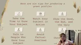 WRITING A PERSONALITY PROFILE AND A NEWS FEATURE (GROUP 6 JOURNALISM)