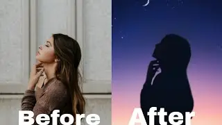 PicsArt Tutorial | Edit Silhouette Effect | Tech King |
