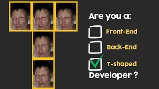 T-shaped developer💡🤔 #programming #tech #code