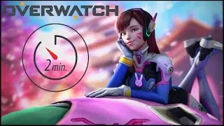 Overwatch - D.Va - How To Win A Match In Less Than 2 Minutes! (Nerf This)