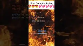 Print Output in Python 💗💗💗