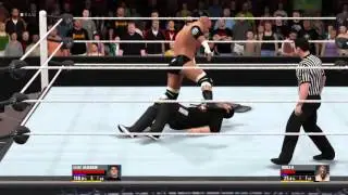 Shane shows tremendous  heart against  his dad n triple h