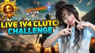 Live 1v4 Clutch Challenge 😱🔥 | Sara Girl Gaming