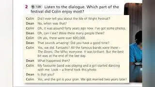 English Plus 9. Talking about past events. Ex 2 p. 14