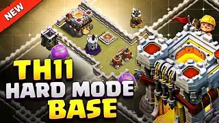 New BEST TH11 War BASE for HARD MODE in 2026 ⚒️ INSANE Town Hall 11 Base Link + Proof Replays
