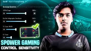 iQOO SOUL Spower Control Code/ Soul Spower New Sensitivity Code | SPOWER Sensitivity in bgmi 2024