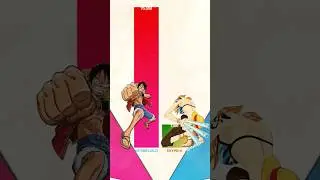 Luffy vs. Nami power levels comparison | Arlong Park to Enies Lobby #luffy #nami #shorts