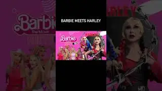 Margot Robbie Barbie Lookalike Meets Harley | Rachel Evans Barbie