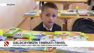 Xaçmaz şəhərində yerləşən  6 nömrəli məktəb Heydər Əliyev Fondu tərəfindən təmir edilib