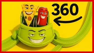 Gegagedigedagedago roller coaster Meme in 360° VR