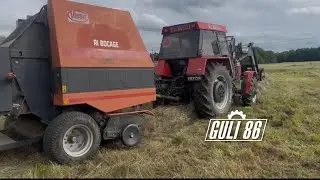 ZETOR 8145 prasa VICON RV 157 sianokosy 2025 