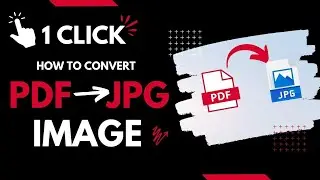 How to Convert PDF in JPG | How to Convert PDF into JPG | How to Convert PDF into Image 