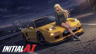 Initial AI - Neon Heart Overdrive (Hyper Eurobeat X City Pop AMV)