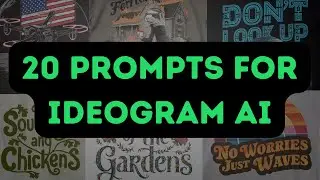 20 Free IDEOGRAM AI Prompts (and how to make money with them)