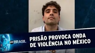 Prisão do filho de 'El Chapo' provoca onda de violência no México | SBT Brasil (18/10/19)