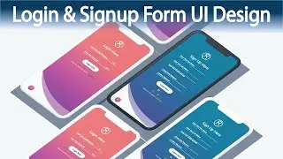 Login & Signup Form UI Design | Login and Signup Form UX Design | Login and Signup Form UX Design.