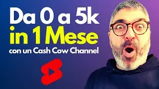 Idea CASH COW CHANNEL da +5000€ Mese SUBITO 😲 No Monetizzazione!