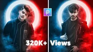Instagram viral Dual tone Ring Light Photo Editing in PicsArt | Reels Ring Light Photo Editing
